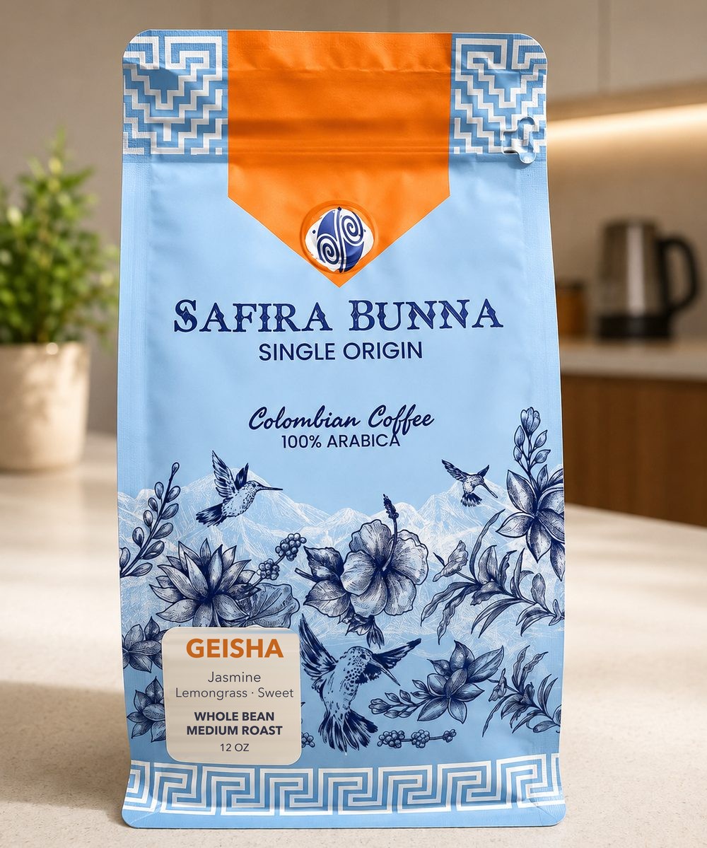 Bolsa Safira Bunna Single Origin de la línea azul